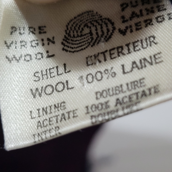 Royal Blue Long Winter Wool Coat - Picture 4 of 11